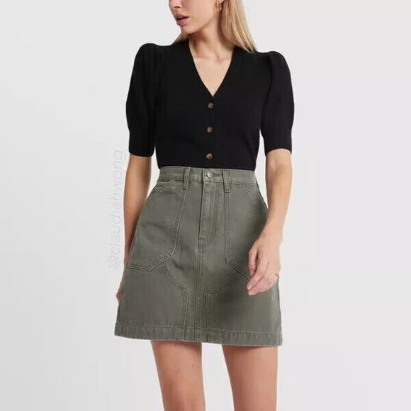 G. Label Juliette Short Sleeve Cardigan - S - Black - Picture 2 of 5